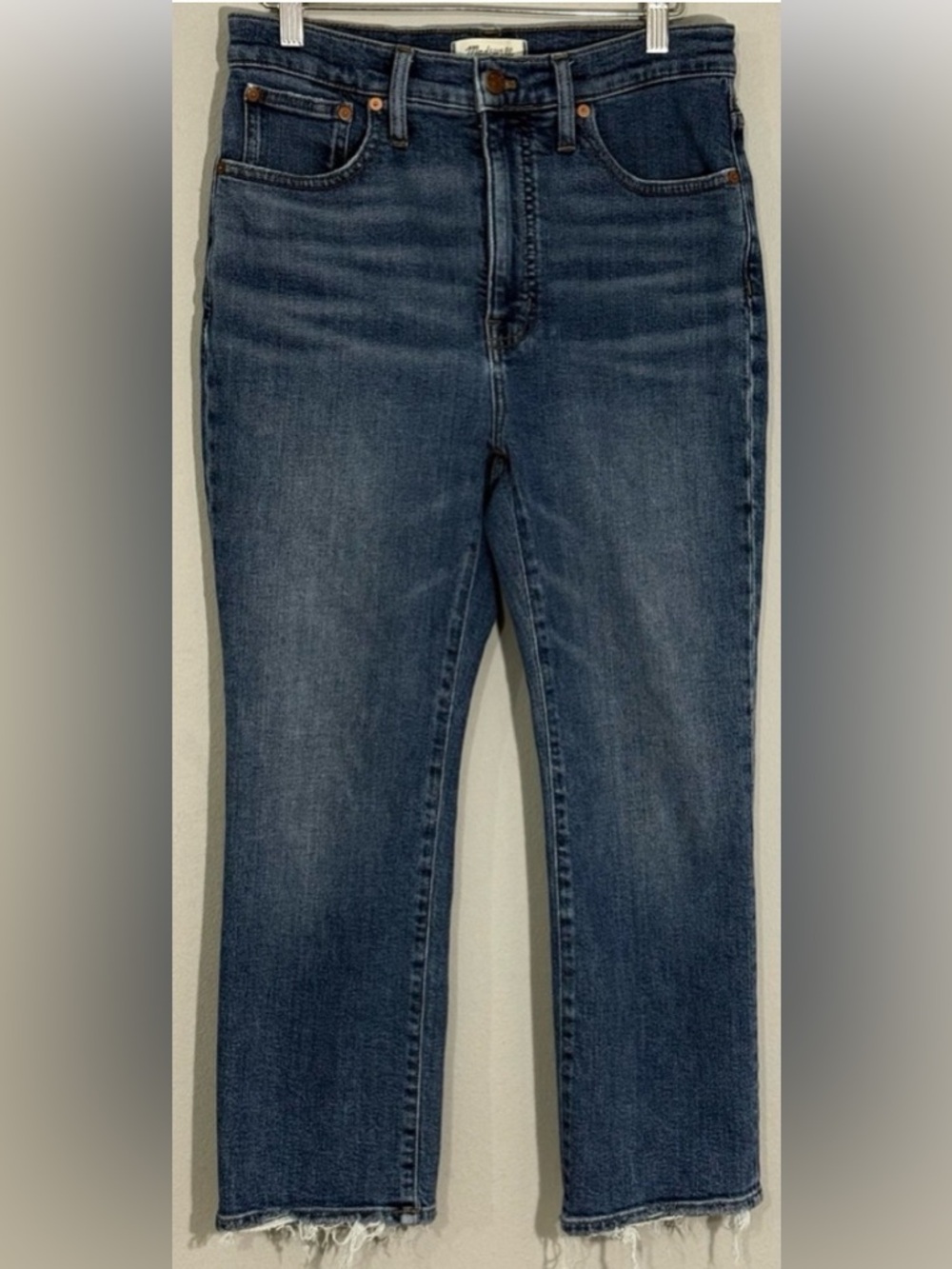 Madewell Slim Demi-Boot High Rise Crop Denim Sz28P
